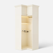 Vestia Corner Wardrobe Closet Cabinet