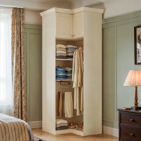 Vestia Corner Wardrobe Closet Cabinet
