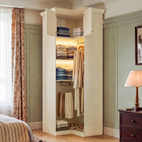 Vestia Corner Wardrobe Closet Cabinet