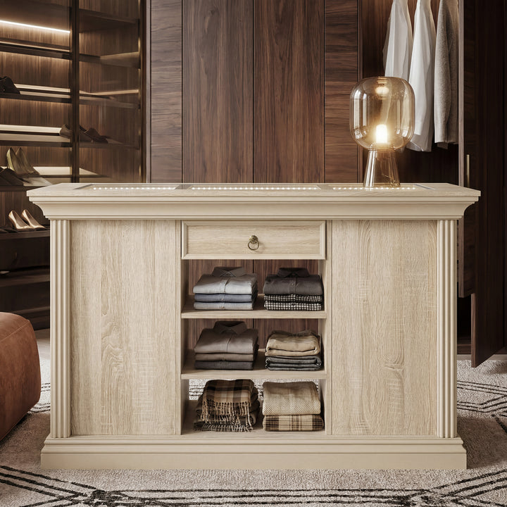 Kitchen Island with Drawers and Storage