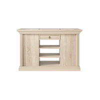 Kitchen Island with Drawers and Storage-Natural