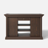Jewelry Island with Drawers and Storage-Brown
