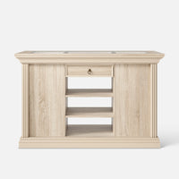Jewelry Island with Drawers and Storage - Natural Oak