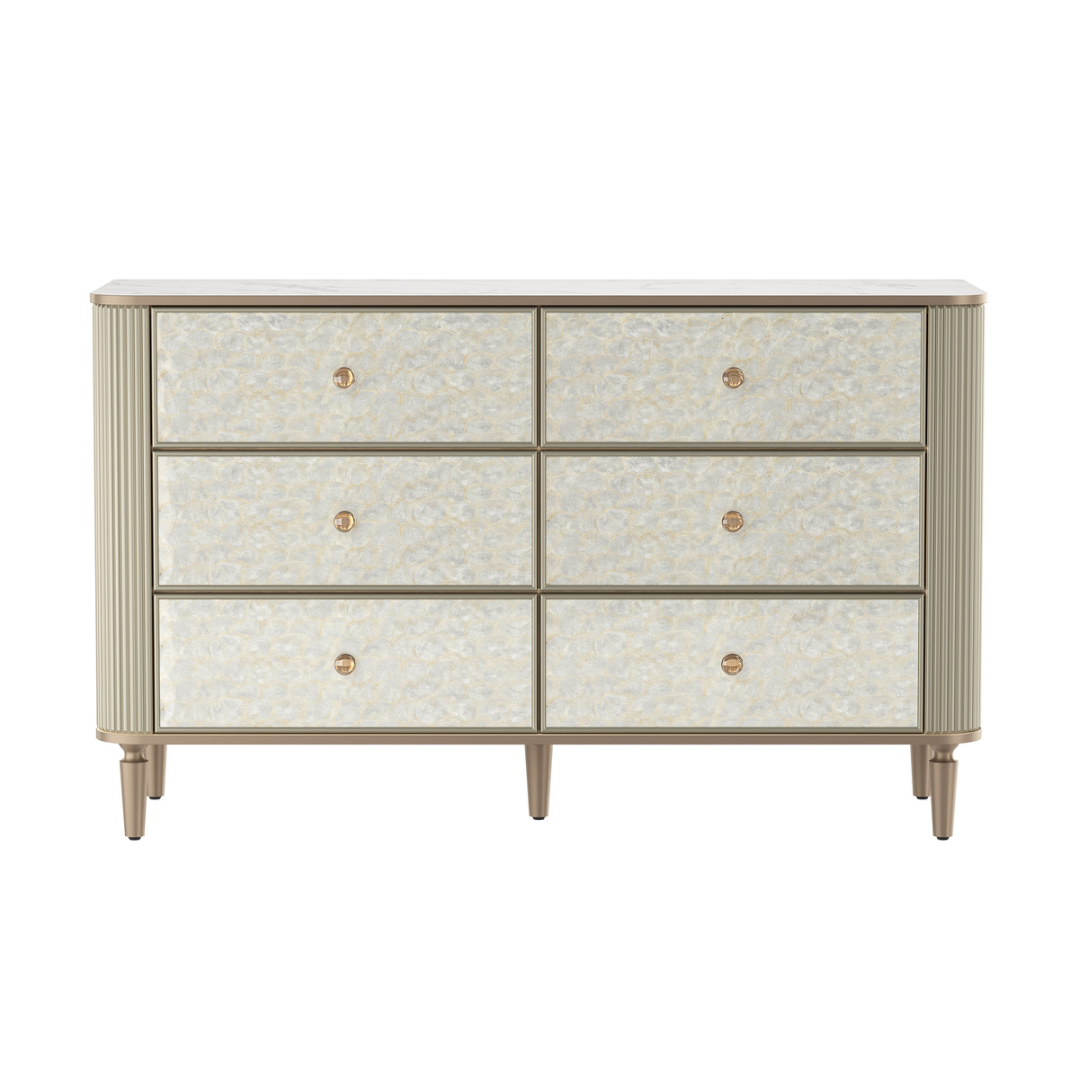 Nacre 6-Drawer Dresser
