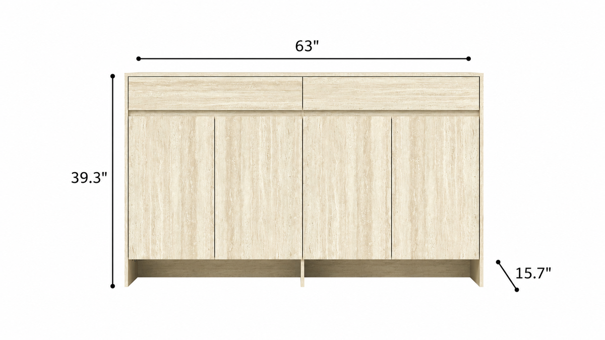Travero Sensor-Lit Shoe Cabinet