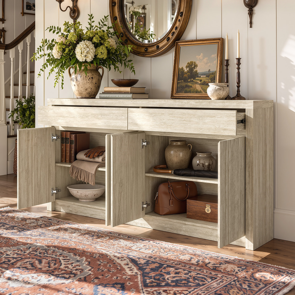 Travero Enclosed Shoe Cabinet