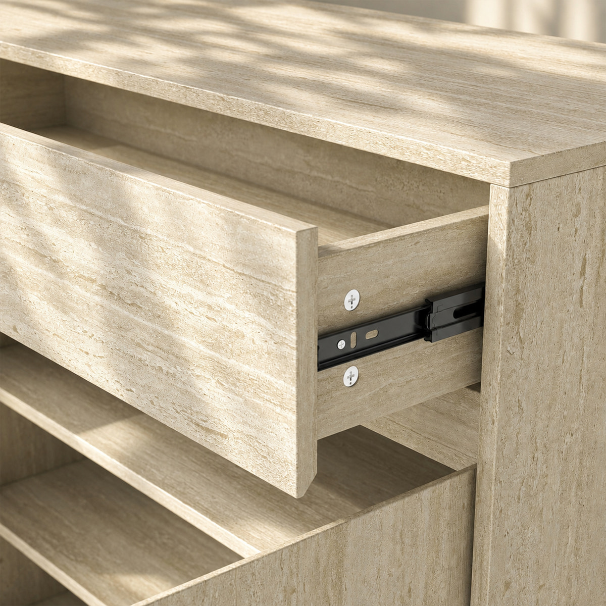 Travero Sensor-Lit Shoe Cabinet