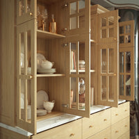 Grand Framed-Glass Storage Hutch