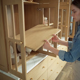 Grand Framed-Glass Storage Hutch