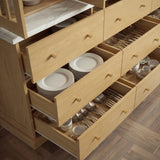 Grand Framed-Glass Storage Hutch