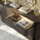 Orbis Soft Curve 8-Drawer Dresser – Black Walnut