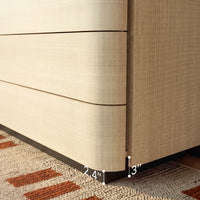 Orbis Soft Curve 8-Drawer Dresser – Natural Wood