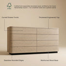 Orbis Soft Curve Drawer Dresser