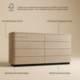 Orbis Soft Curve Drawer Dresser