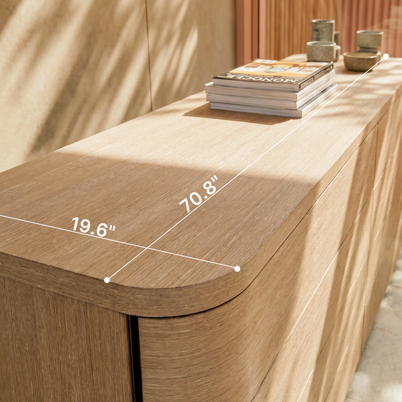 Orbis Soft Curve Drawer Dresser