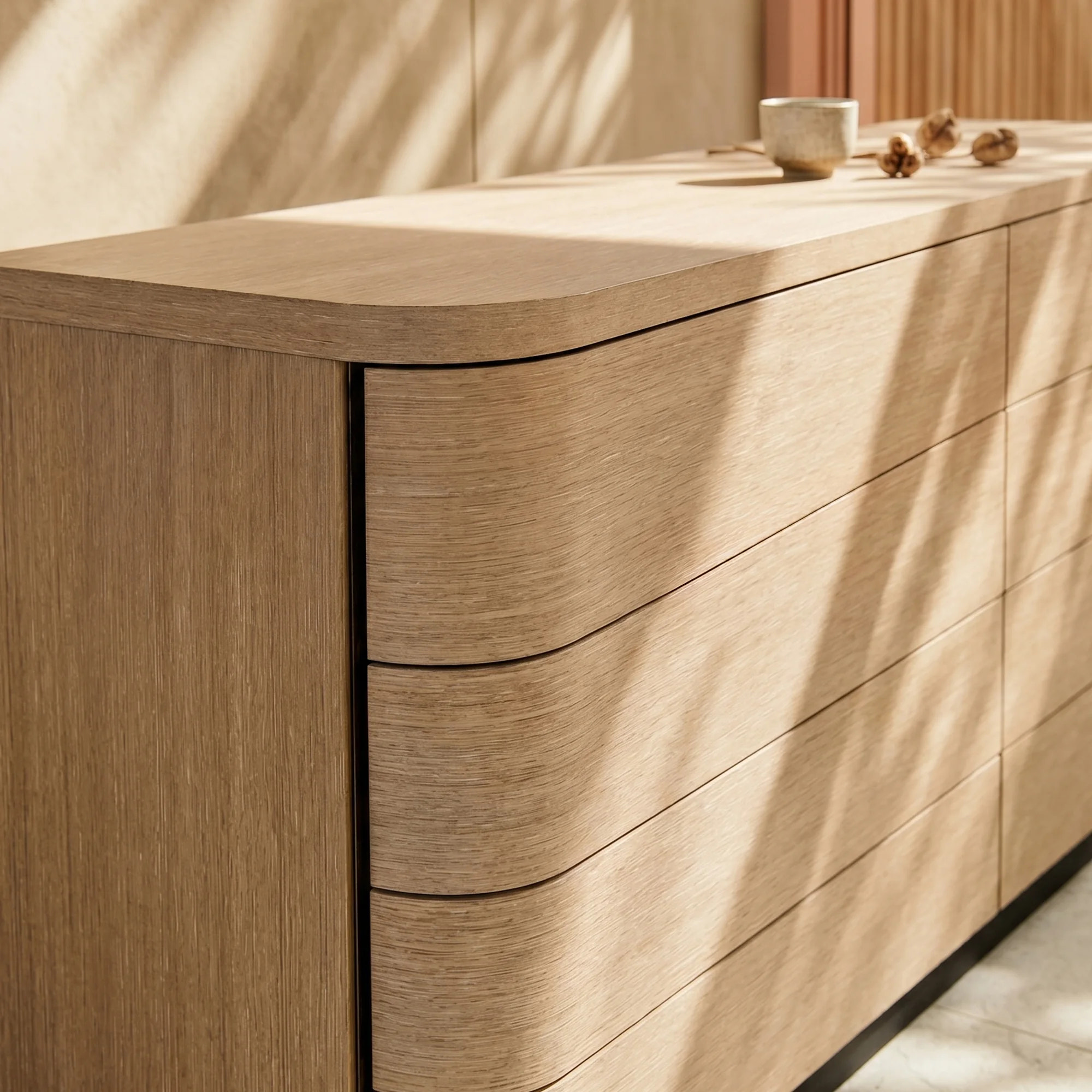 Orbis Soft Curve Drawer Dresser