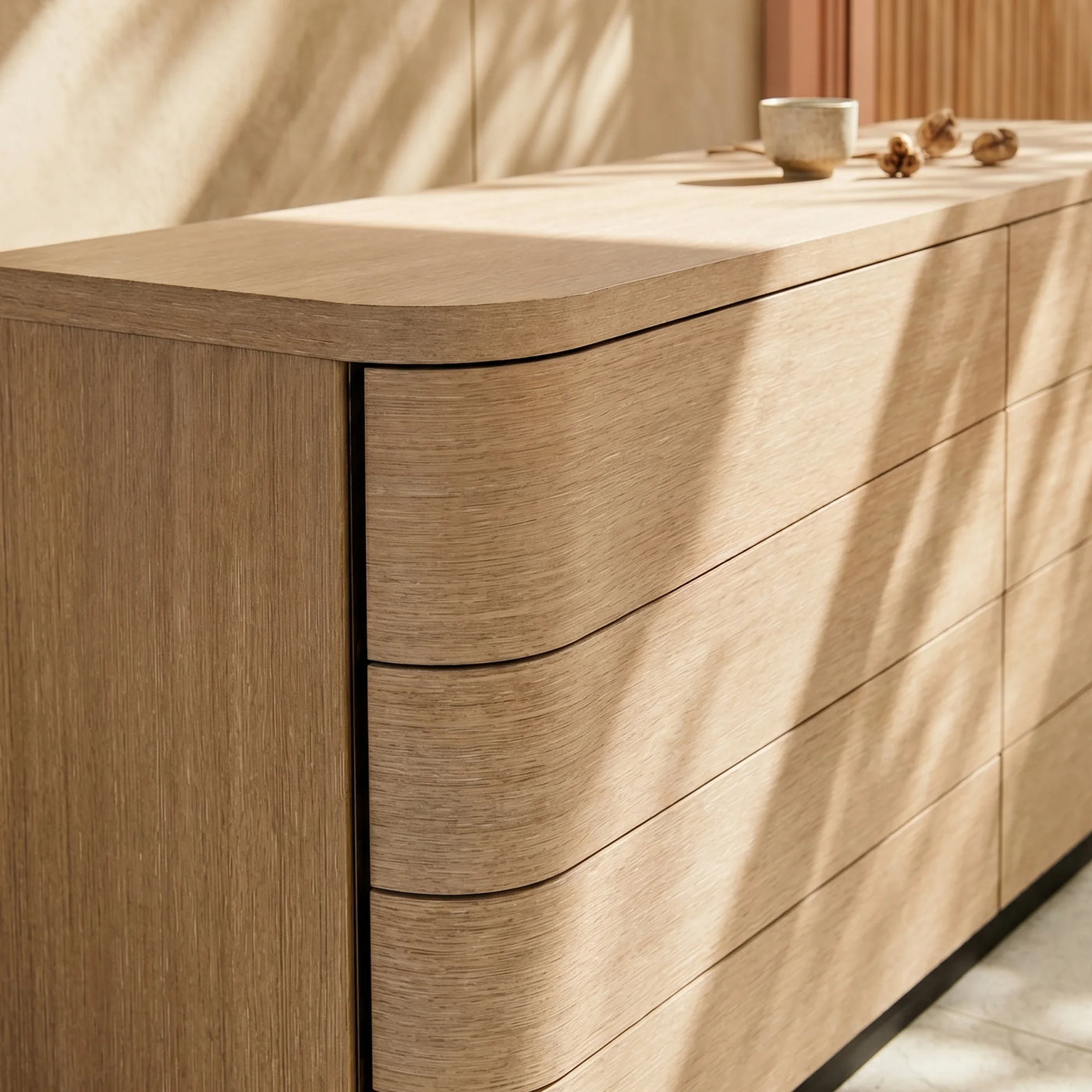 Orbis Soft Curve Drawer Dresser
