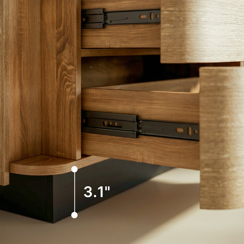Orbis Soft Curve Drawer Dresser
