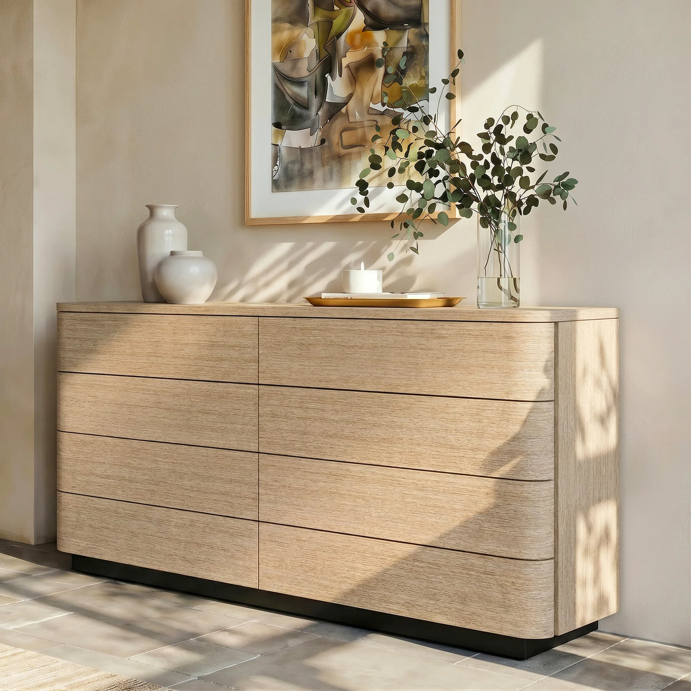 Orbis Soft Curve Drawer Dresser