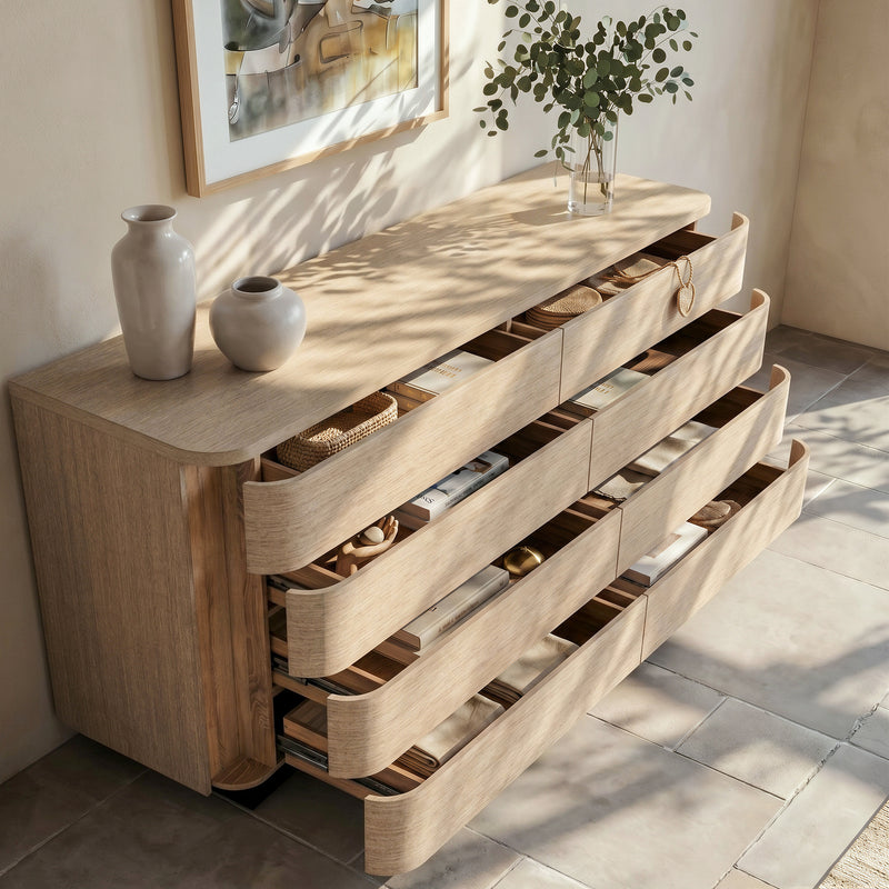 Orbis Soft Curve Drawer Dresser