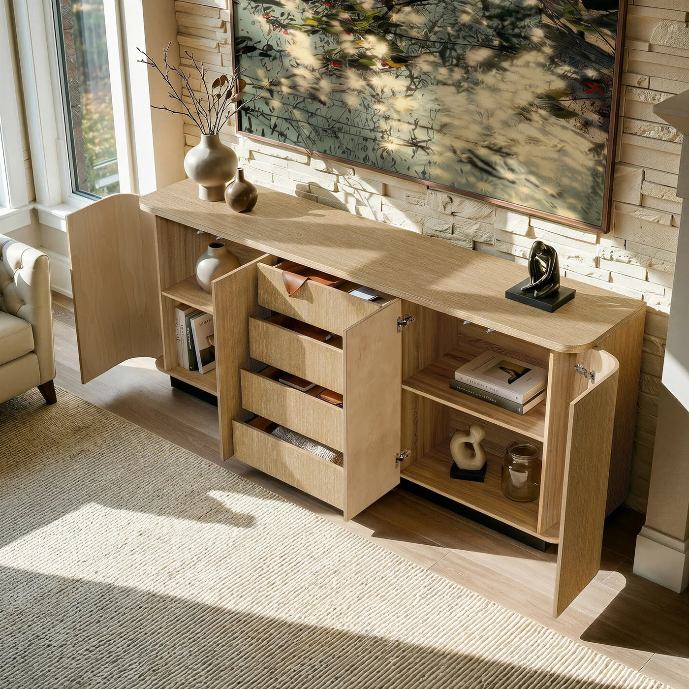 Orbis Rounded Edge Sideboard