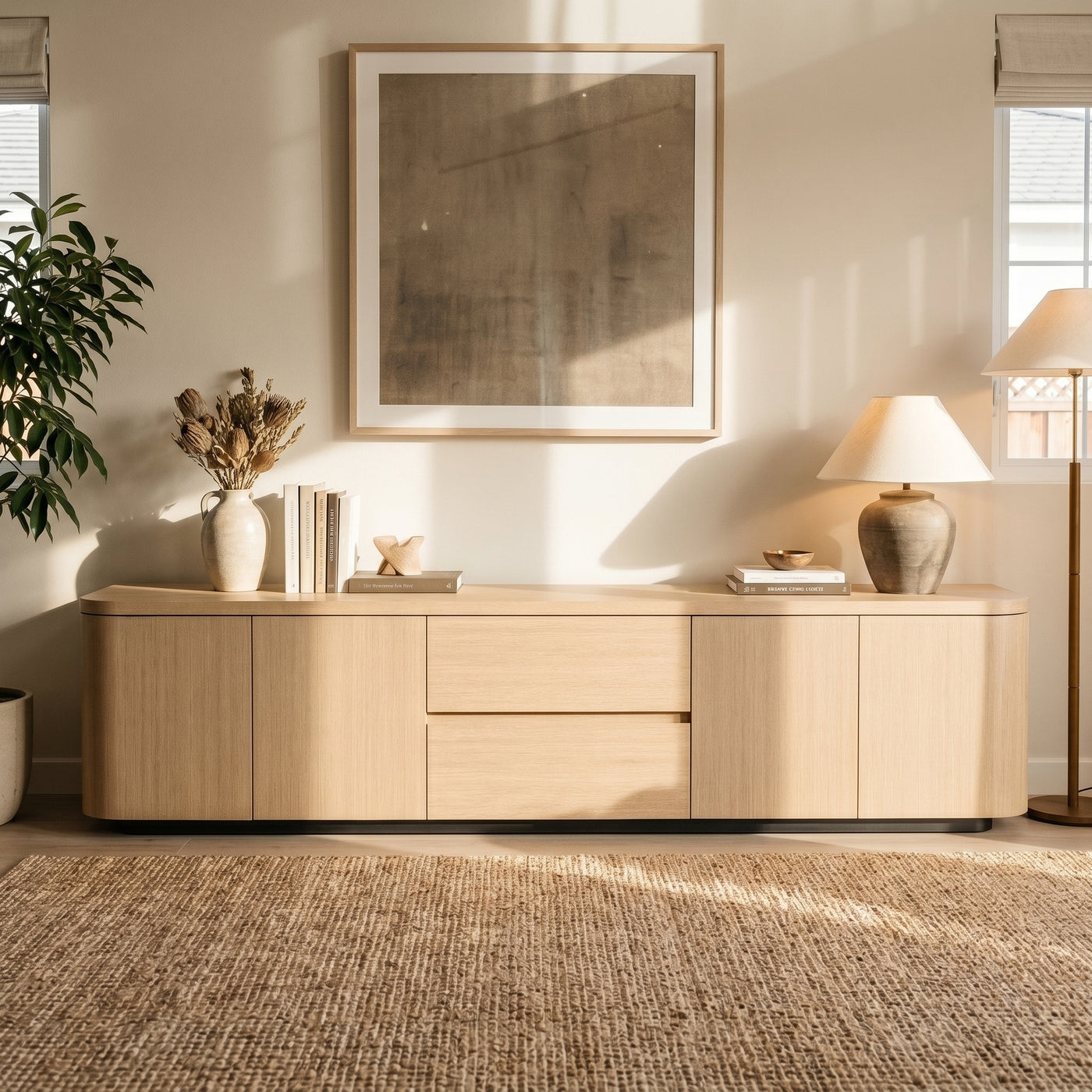 Orbis Streamline Edge TV Console
