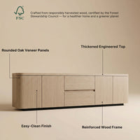 Orbis Streamline Edge TV Console