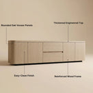Orbis Streamline Edge TV Console