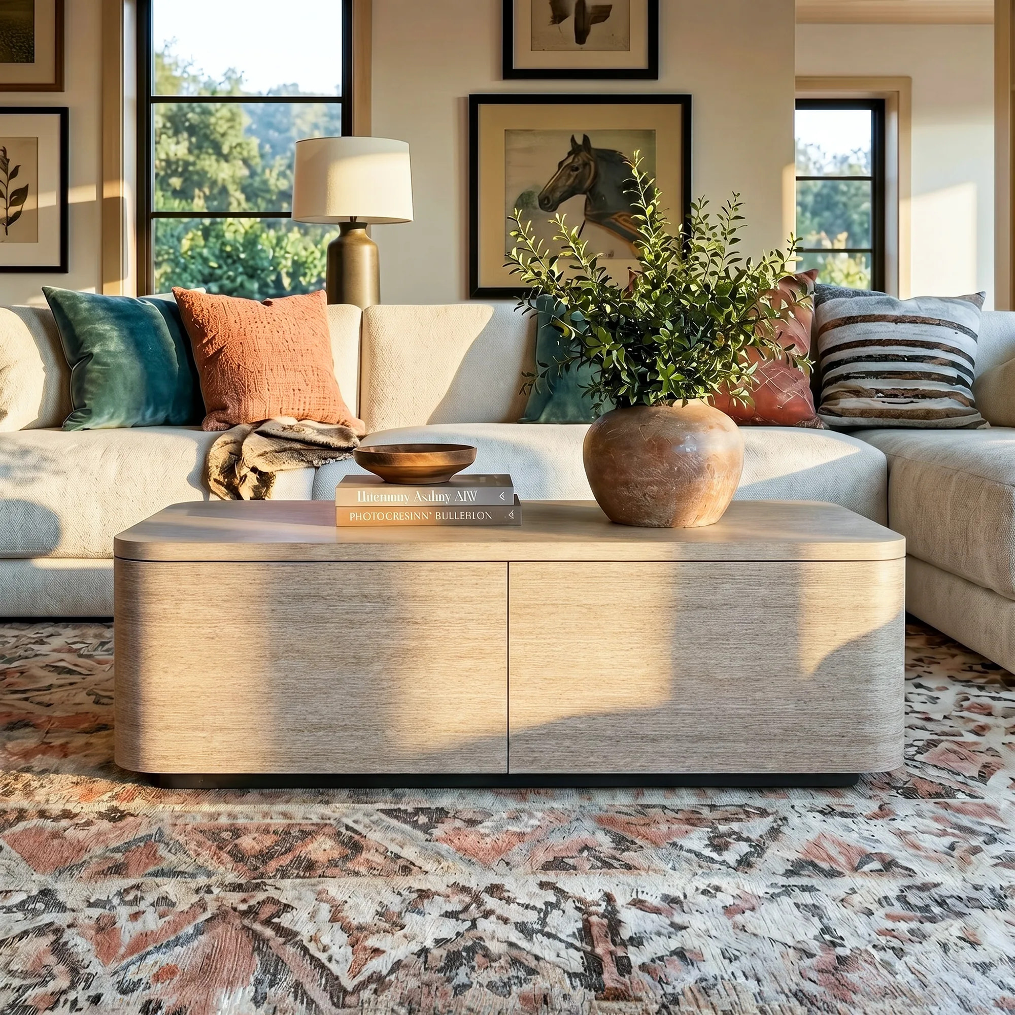 Orbis Sculpted Edge Coffee Table
