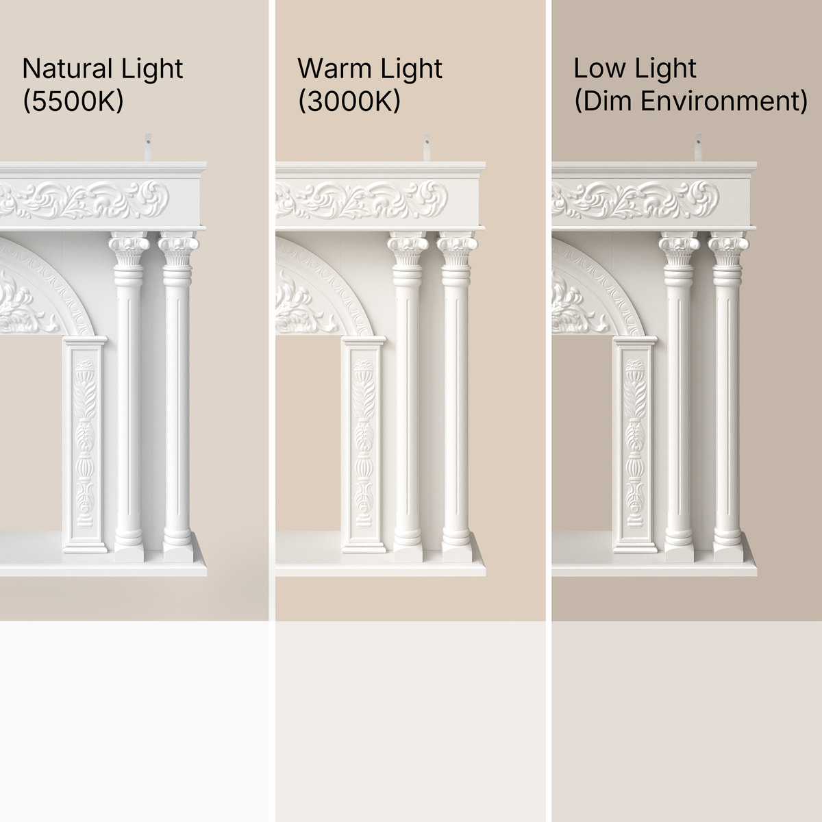 Relievo Grand Carved Fireplace Mantel