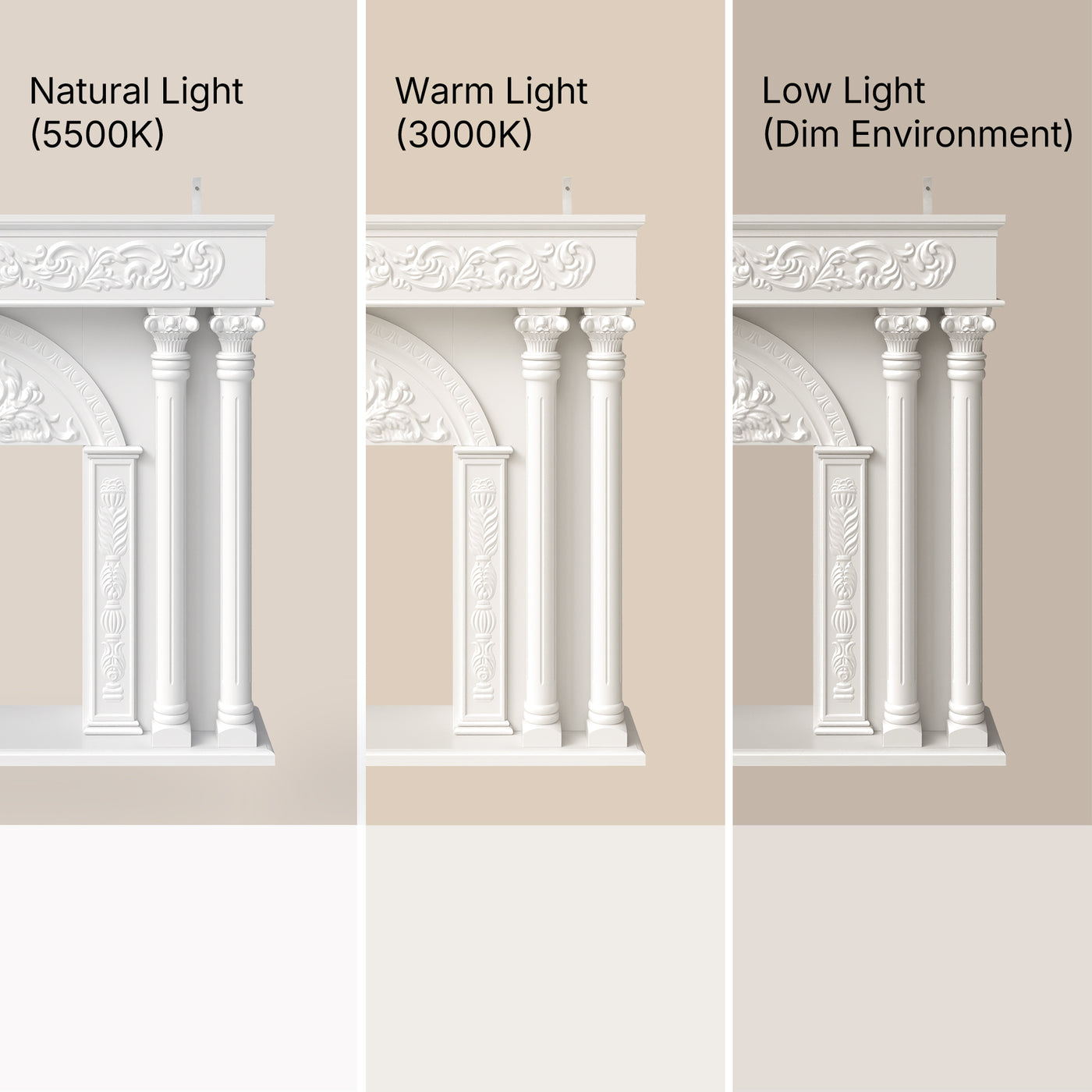 Relievo Grand Carved Fireplace Mantel