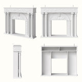 Relievo Grand Carved Fireplace Mantel