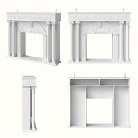 Relievo Grand Carved Fireplace Mantel
