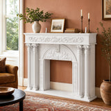 Relievo Grand Carved Fireplace Mantel