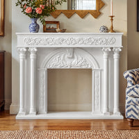 Relievo Grand Carved Fireplace Mantel