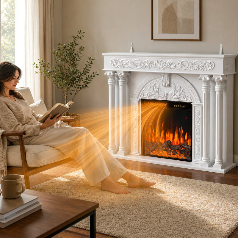 Relievo Grand Mantel Fireplace