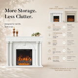 Relievo Grand Mantel Fireplace
