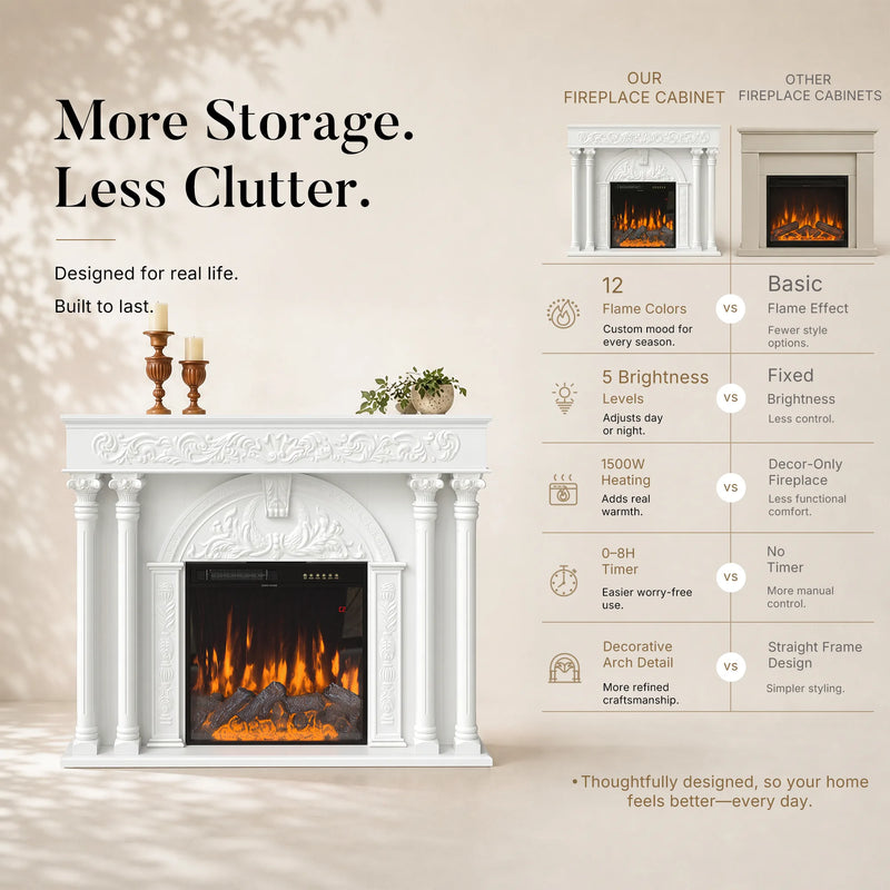 Relievo Grand Mantel Fireplace