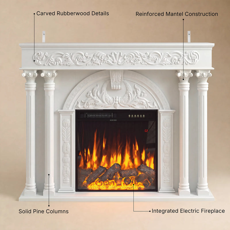 Relievo Grand Mantel Fireplace