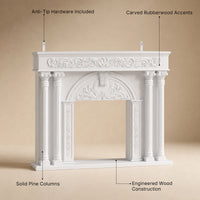 Relievo Grand Carved Fireplace Mantel