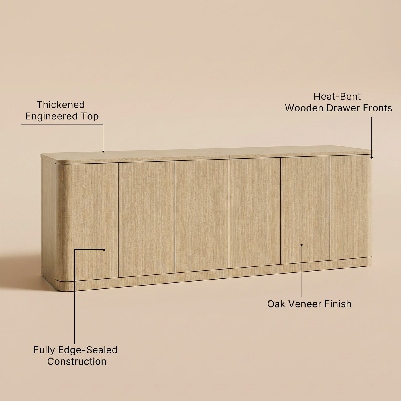 Orbis Contour Form Kitchen Island