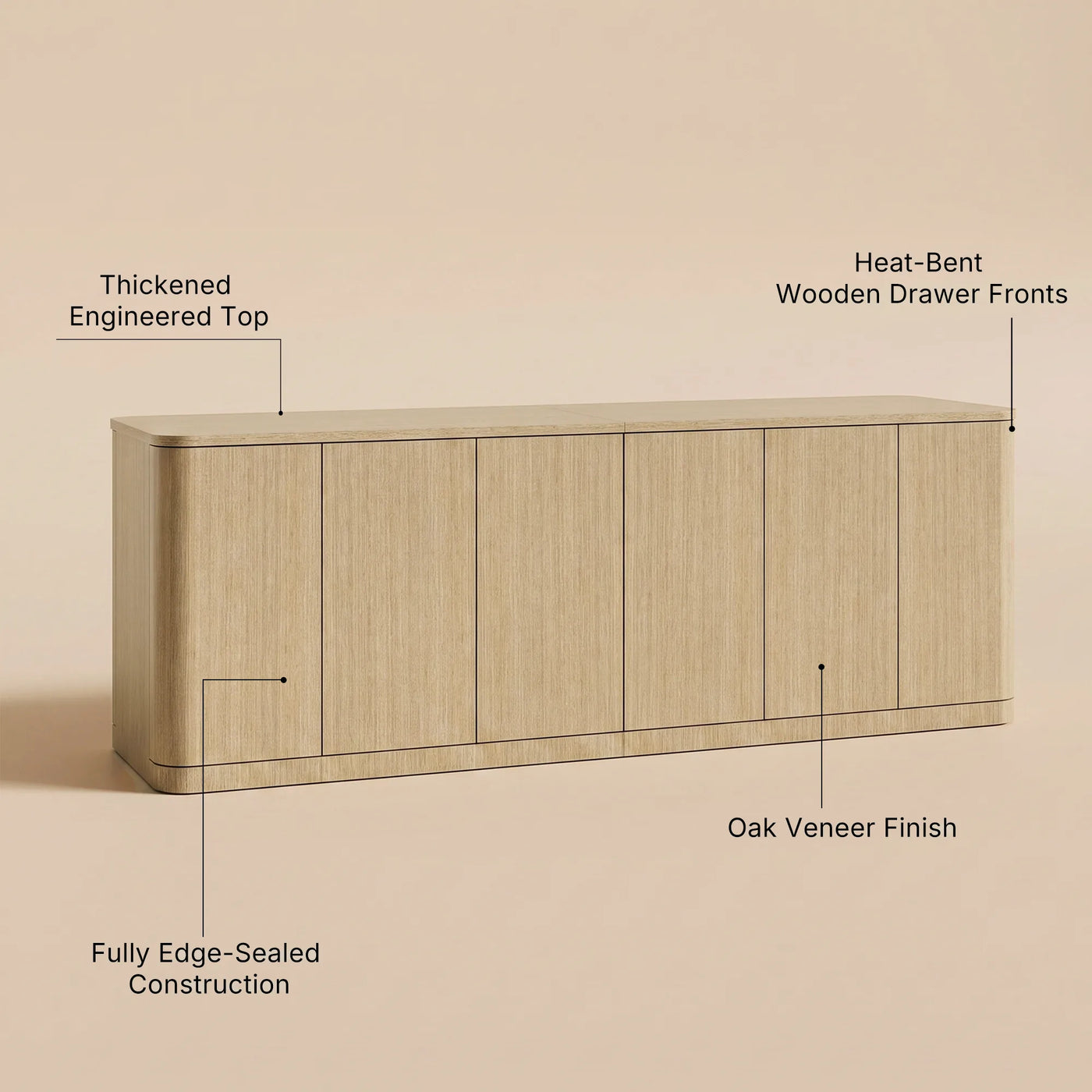 Orbis Contour Form Kitchen Island