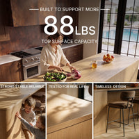 Orbis Contour Form Kitchen Island