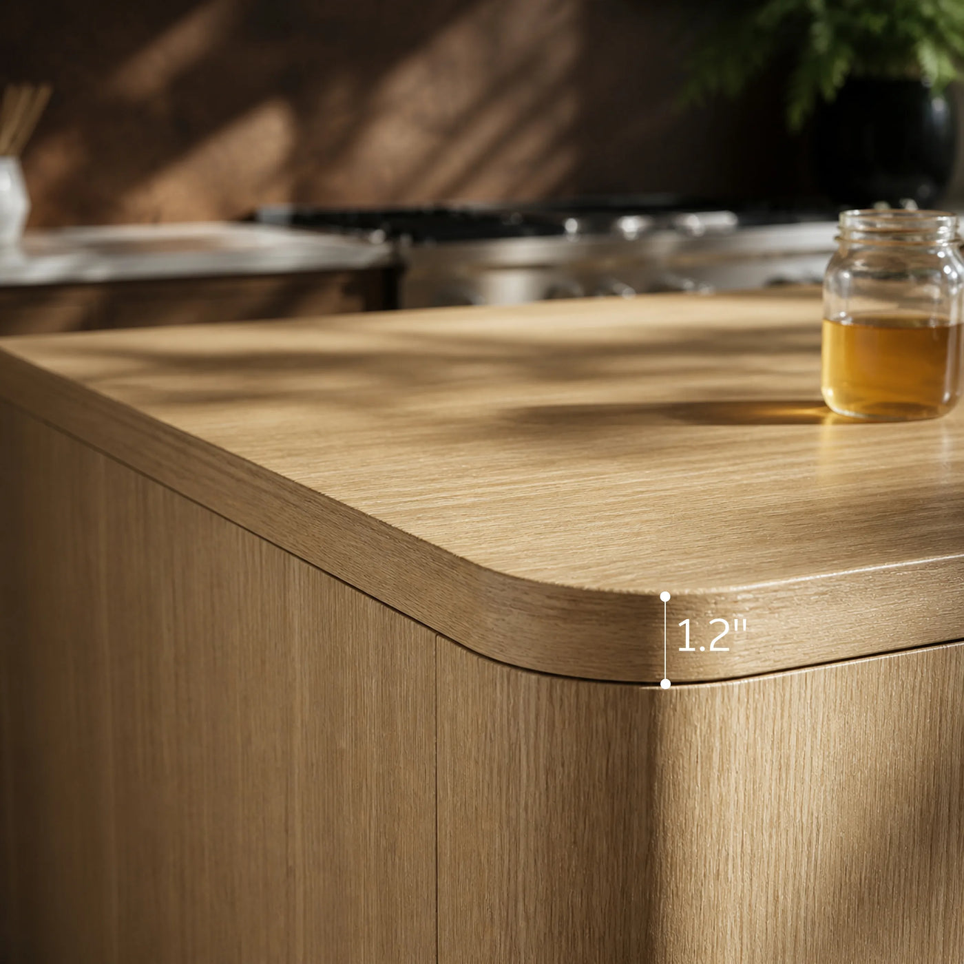 Orbis Contour Form Kitchen Island