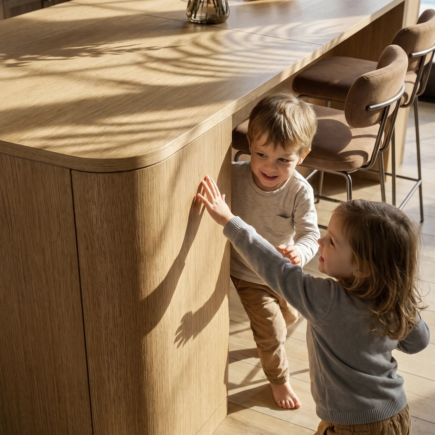 Orbis Contour Form Kitchen Island