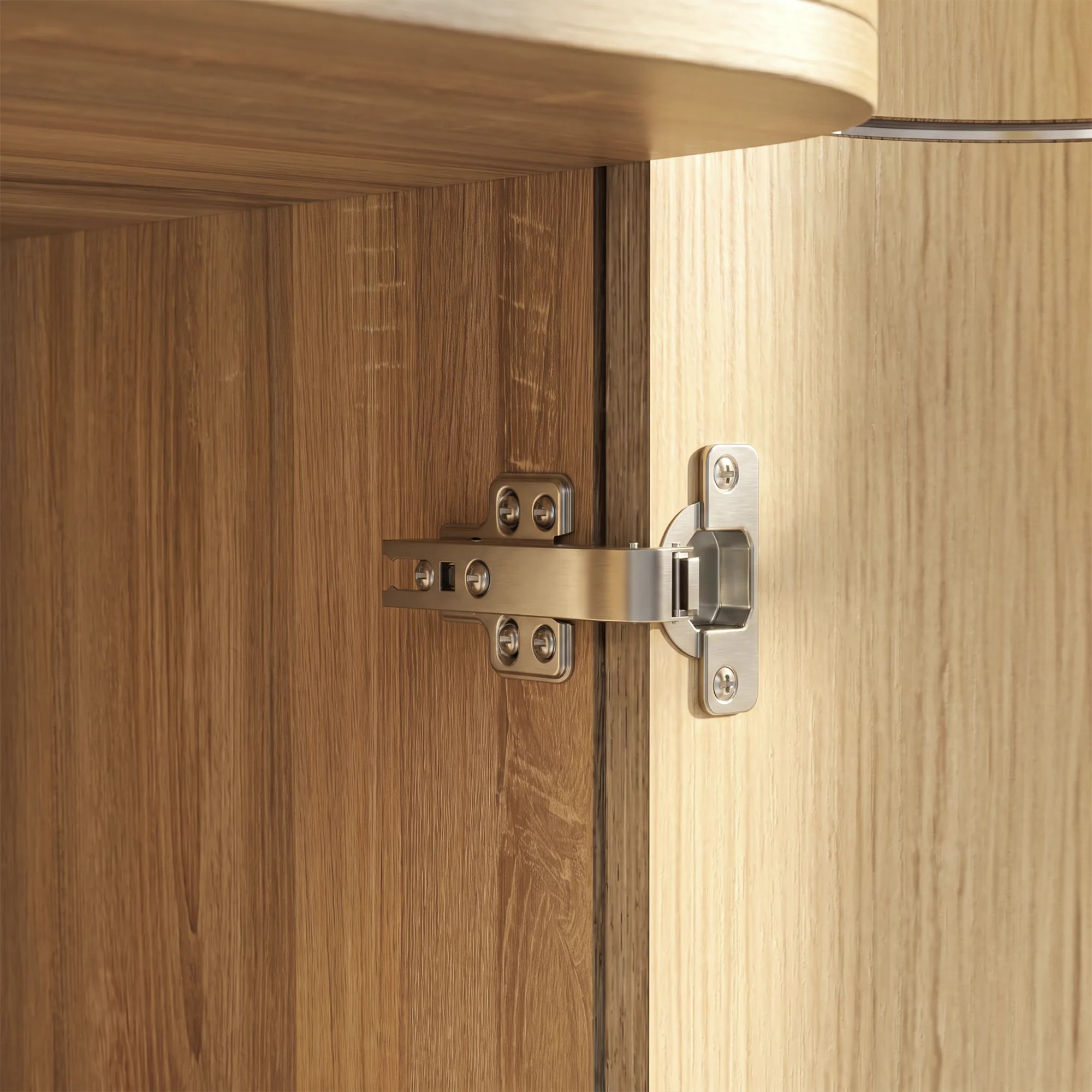 Orbis Curved Edge Wardrobe