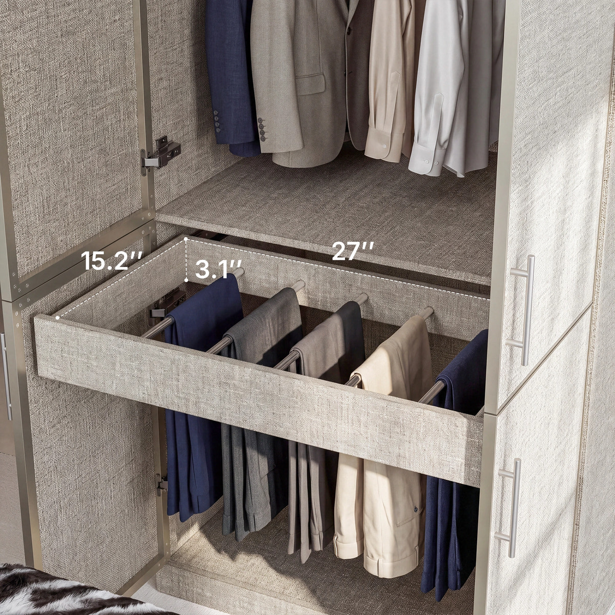 Tela Classic Complete Wall Wardrobe Storage System