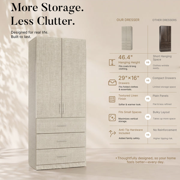 Tela Compact Wardrobe