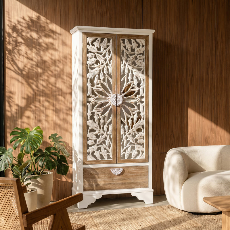 Relievo Lattice Cabinet