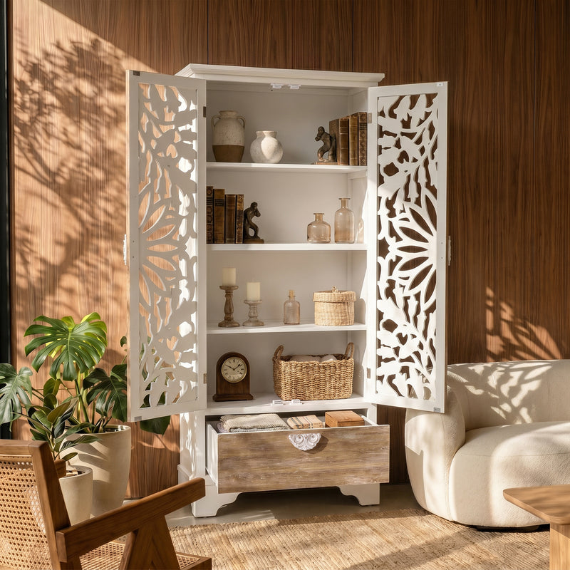 Relievo Lattice Cabinet